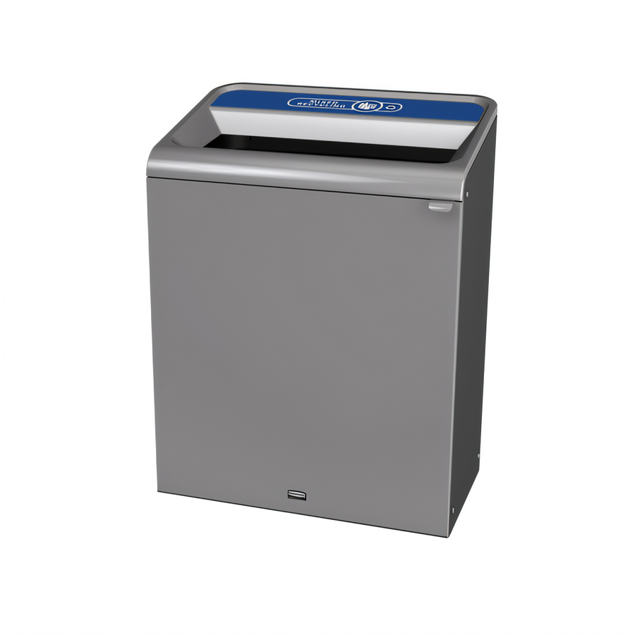 Product image #1 for Decorative Indoor 45-Gallon Mixed Recycling Container with Plastic Liner