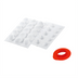 Thumbnail image #1 for Silikomart Curve Flex Series Limone Half Lemon Silicone Baking Mold, 15 Cavities