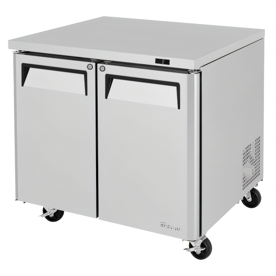 Product image #1 for Turbo Air M3 Series 36-Inch Two-Section Undercounter Freezer with Rear-Mount Self-Contained Refrigeration