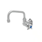 Thumbnail image #1 for T&S Brass S-0212-CR Pantry Faucet, single hole single temperature wall mount faucet, ceramic cartridge with check valve, 4-arm handle, 6" swing