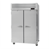 Turbo Air PRO Series PRO-50H Reach-In Two-Section Heated Holding Cabinet with Solid Doors, 47.7 Cu. Ft.