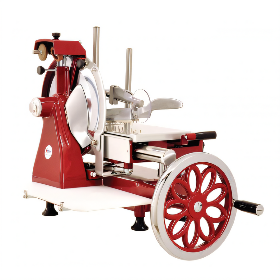 Product image #1 for Volano Trento Manual Flywheel Meat Slicer with 10-Inch Carbon Steel Blade