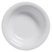 Jane Collection 32 oz. Narrow Rim Round Melamine Bowl, 8-1/2 Inch Diameter, White