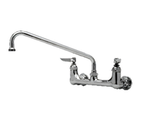 T&S Brass B-0231-M 8-Inch Wall-Mount Mixing Faucet with 12-Inch Swing Nozzle
