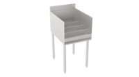 Krowne Silver Series 18-Inch 4-Step Freestanding Raised Liquor Display