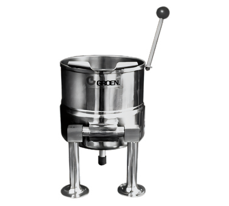 Product image #1 for Groen TDC/3-20 Direct Steam Tabletop Steam Kettle, 20 Quart, 2/3 Jacket, Hand Tilt