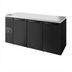 Thumbnail image #1 for True Premier Bar 84-Inch Three-Section Refrigerated Back Bar Cooler with Side-Mounted Self-Contained Refrigeration and Solid Locking Doors