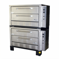 Peerless CE62PESC Double-Stacked Electric Deck Pizza Oven