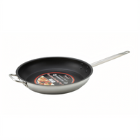 Winco Premium 14-1/4-Inch Round Non-Stick Induction Ready Fry Pan with Helper Handle