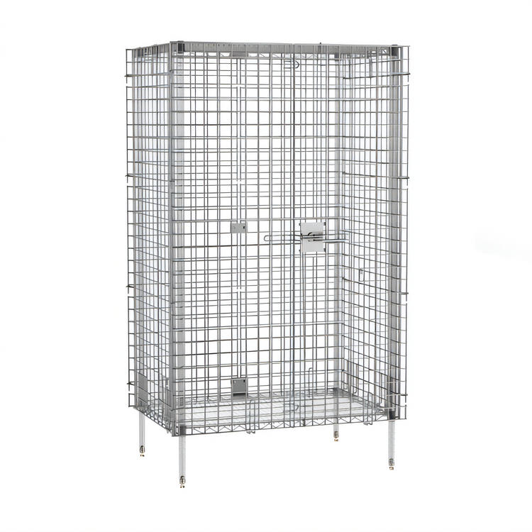 Product image #1 for Olympic 36-Inch W x 24-Inch D Chrome Security Enclosure Kit with Side-Hinged Doors