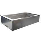 Thumbnail image #1 for Delfield N8056 Drop-In Ice-Cooled Cold Pan, 56-1/4" W x 26" D, 4-Pan, Stainless Steel Interior