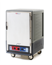 Metro C5 3 Series Half-Height Heated Holding & Proofing Cabinet, Low Watt, Gray, Solid Door