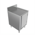 Thumbnail image #1 for BK Resources Well Series 21 x 18 Inch Stainless Steel Underbar Cabinet with Flat Top, Raised Edge, and 6-Inch Adjustable Legs