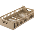 Thumbnail image #1 for Vollrath Signature 5280211 Half-Size Tall Open Dishwasher Rack, Polypropylene, Light Green, 5-3/4" Inside Height Case of 3