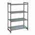 Thumbnail image #1 for Cambro CBU243672VS4580 Camshelving® Basics Plus Stainless Steel Shelving