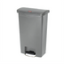 Thumbnail image #1 for Slim Jim 13-Gallon Gray Resin Step-On Trash Can