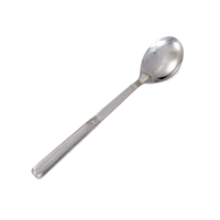 Crestware Solid Serving Spoon, 11-3/4-Inch, Polished Stainless Steel, Hollow Handle