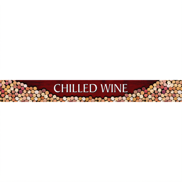 Product image #1 for Beverage-Air Cork Chilled Wine Sign for MMR66 & MMR72 Wine Merchandisers