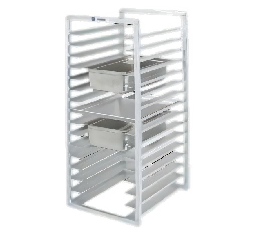 Product image #1 for Aluminum End-Load Reach-In Bun Pan / Steam Table Pan Rack, 10-Pan Capacity