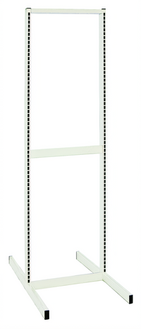 Quantum Double-Sided Partition Wall Starter Unit, 18 x 50 x 70 Inches, White Finish