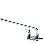 Thumbnail image #1 for Krowne Royal Series 14-816L Splash-Mounted Low-Lead Commercial Faucet with 16-Inch Swing Spout, 8-Inch Centers Case of 6