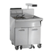 Thumbnail image #1 for Imperial 3-Battery Open Pot Gas Floor Fryer with Side Car Filter System and Drain Station, 50 lb. Tanks