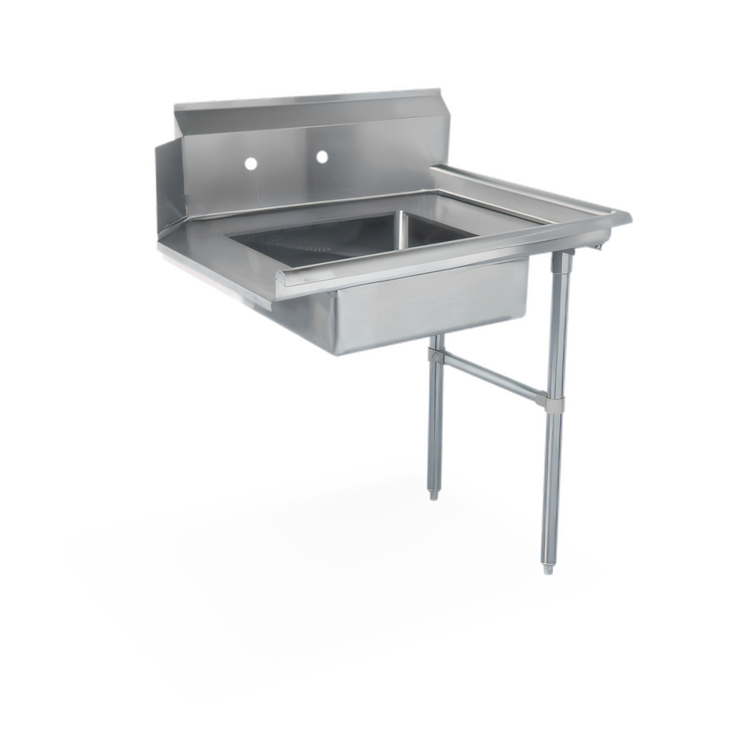 Product image #1 for Steel Works Stainless 48 x 30-Inch Right-to-Left Soiled Dish Table with 20 x 20 x 5 Pre-Rinse Bowl
