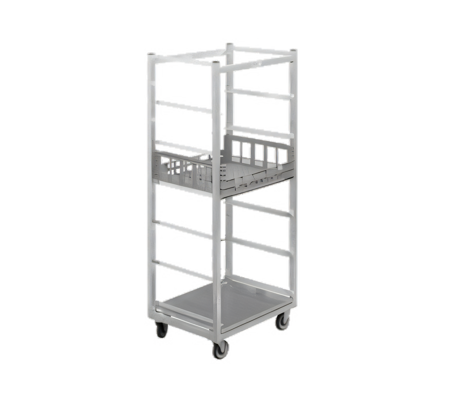 Product image #1 for Mobile Produce Crisping Rack Cart, Aluminum, 7 Levels