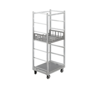 Mobile Produce Crisping Rack Cart, Aluminum, 7 Levels