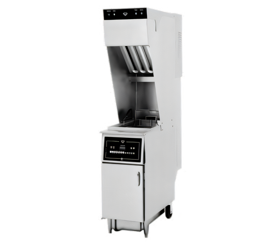 Product image #1 for Wells VCS2000 Electric Ventless Open Floor Fryer with Auto-Lift, Built-In Oil Filter, 55 lb. Fat Capacity