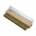 Thumbnail image #1 for Winco BR-10 10-1/4-Inch Pizza Oven Brush with Brass Bristles and Metal Scraper, Handle Sold Separately Case of 48