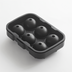 Thumbnail image #1 for American Metalcraft Black Silicone 6-Cavity Sphere Ice Mold Tray with Lid, 1-1/2-Inch Spheres