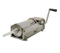 Elite Series Manual Horizontal Sausage Stuffer, 15 lb Capacity, 2-Speed Gear Driven