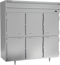 Beverage Air P Series Top-Mount Three-Section Reach-In Freezer with Solid Half Doors, 68.34 Cu. Ft.