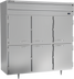 Thumbnail image #1 for Beverage Air P Series Top-Mount Three-Section Reach-In Freezer with Solid Half Doors, 68.34 Cu. Ft.