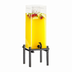 Thumbnail image #1 for Cal-Mil One by One 1.5 Gallon Acrylic Beverage Dispenser with Ice Chamber and Drip Tray, Black