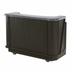 Thumbnail image #1 for Cambro CamBar BAR650 Mid-Size Economy Portable Beverage Bar, 67-1/2 x 28-1/2 x 47-1/2 Inches, Granite Gray with Black Base