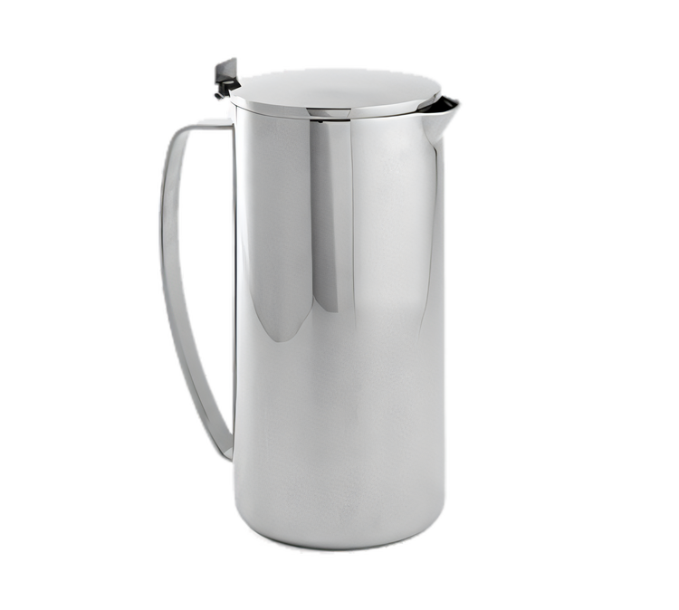 Product image #1 for Double-Wall Insulated Stainless Steel Water Pitcher with Hinged Lid, 52 oz.