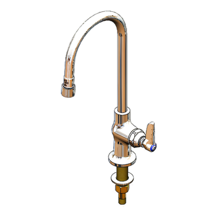 Product image #1 for T&S Brass Single Pantry Faucet with 10-Inch Rigid Gooseneck and 2.2 GPM Vandal-Resistant Aerator