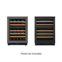 KoolMore Dual Zone 2-Section Glass Door Wine Cooler