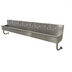Thumbnail image #1 for Advance Tabco Multiwash 4-Station Wall-Mounted ADA Hand Wash Sink with 4 Wrist-Handle Faucets, 80-Inch Wide