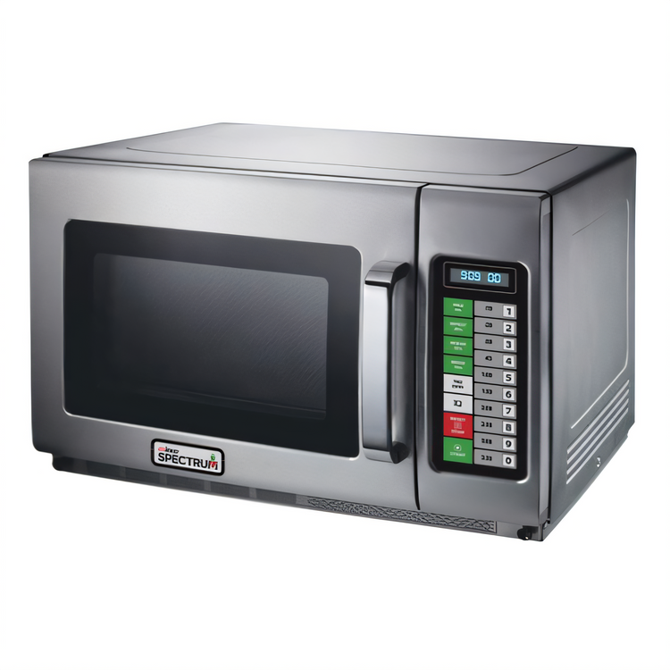 Product image #1 for Spectrum Heavy-Duty Stackable Commercial Microwave Oven, 1.2-1.6 Cu. Ft., 1800W, 208/230V