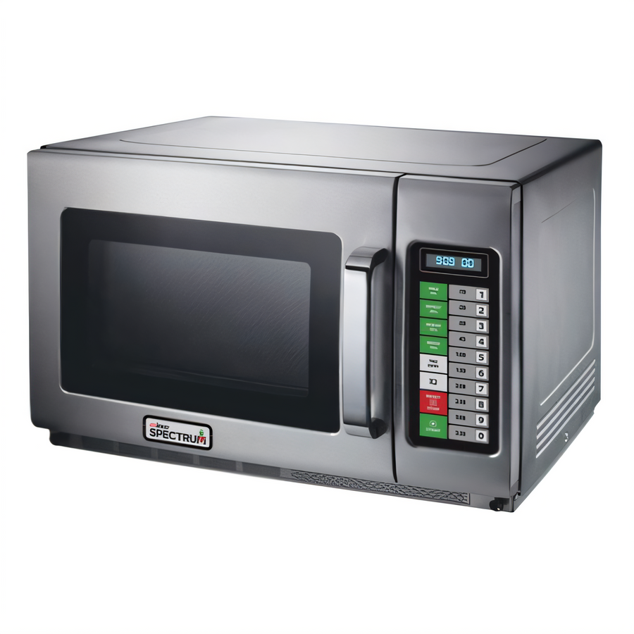 Product image #1 for Spectrum Heavy-Duty Stackable Commercial Microwave Oven, 1.2-1.6 Cu. Ft., 1800W, 208/230V