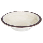 Thumbnail image #1 for CFS Brands Mingle™ 5401853 Melamine Fruit Bowl, 4.5 oz, 5-Inch Round, Sweet Cream, Swirl Design Case of 48
