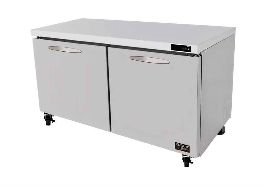 Product image #1 for Kool-It Signature 60-Inch Two-Section Undercounter Freezer with 2 Solid Doors, 16.7 Cu. Ft.