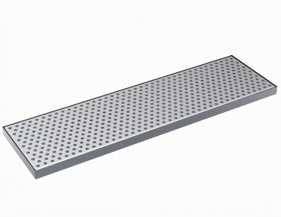 Product image #1 for Krowne 21 Inch x 6 Inch Brushed Stainless Steel Drip Tray