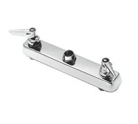 T&S Brass B-1120-M 8-Inch Center Deck-Mount Workboard Faucet with 6-Inch Swing Nozzle