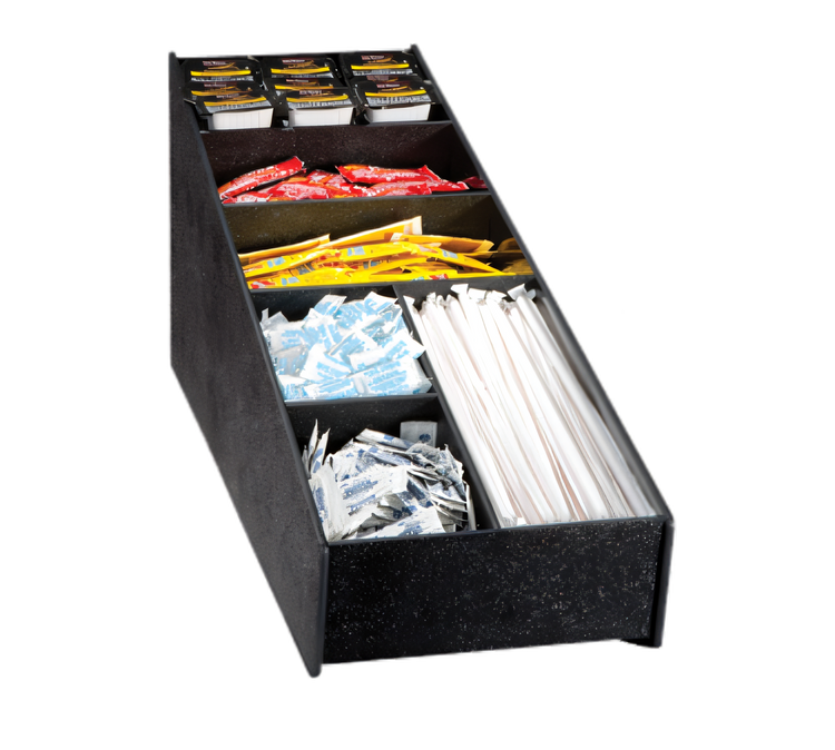 Product image #1 for Vollrath Countertop 6-Compartment Condiment & Straw Holder