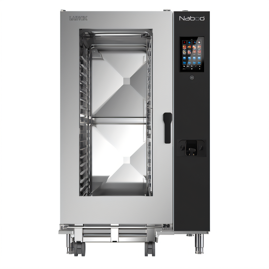 Product image #1 for Lainox Naboo 5.0 NAE202B Electric Floor Model Combi Oven with Direct Steam and 20 x 2/1 GN Capacity