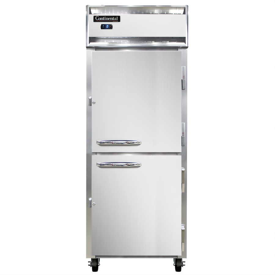 Product image #1 for Continental Refrigerator 1FESNSAHD One-Section Extra-Wide Shallow Depth Reach-In Freezer